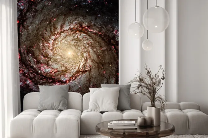 Naklejka: Zobacz obraz systemu galaxy pojedyncze elementy tego zdjęcia