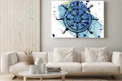 Obraz: Эскиз штурвал на фоне айсберга