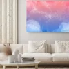 Obraz: ふ わ ふ わ ピ ン ク の 空 fluffy różowe niebo