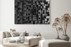 Obraz: Abstract 3d cubes blocks wallpaper background