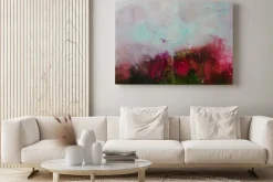 Obraz: Abstract painting background. flowers painting. oil on canvas