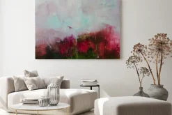 Obraz: Abstract painting background. flowers painting. oil on canvas