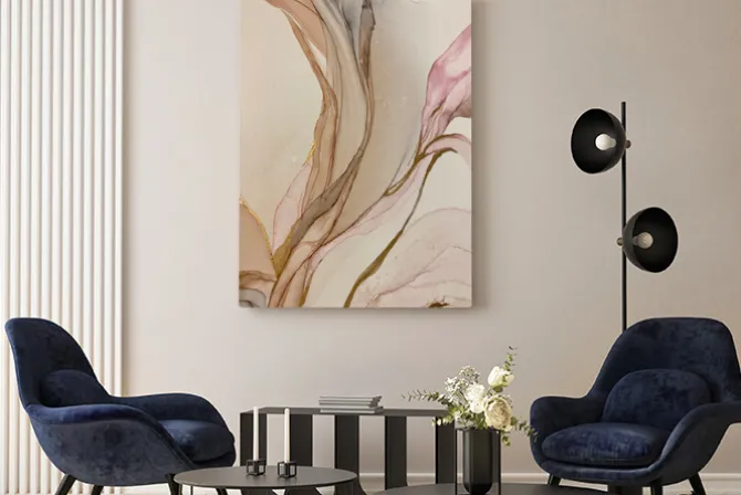 Obraz: Abstrakcja w stylu akwareli