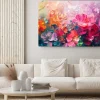 Obraz: Abstrakcyjna koncepcja barwne kwiaty polne