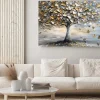 Obraz: Abstrakcyjne drzewo w stylu olejnym z efektem 3d