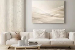 Obraz: Abstrakcyjne fale 3d styl nowoczesny