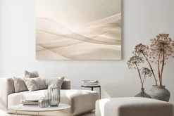 Obraz: Abstrakcyjne fale 3d styl nowoczesny