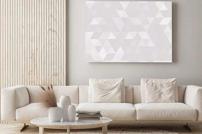 Obraz: Abstrakcyjne geometryczne tle trójkątnym wielokąta