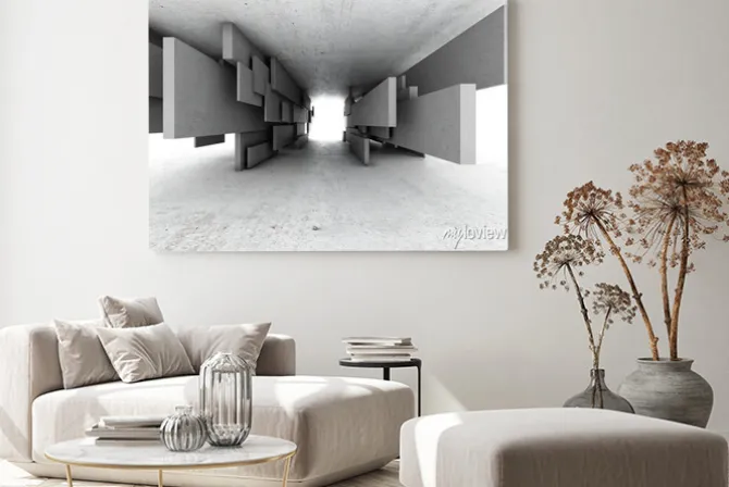 Obraz: Abstrakcyjne geometryczne tle