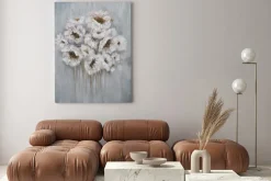 Obraz: Abstrakcyjne malowane kwiaty