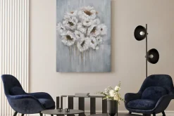 Obraz: Abstrakcyjne malowane kwiaty