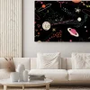 Obraz: Abstrakcyjne planety i gwiazdy