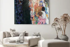 Obraz: Abstrakcyjne przedstawienie śmierci i życia