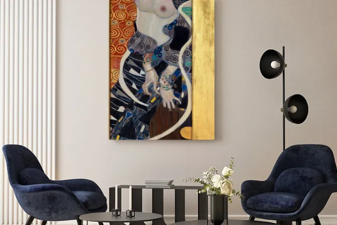 Obraz: Abstrakcyjne przedstawienie subtelnej kobiety