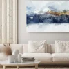 Obraz: Abstrakcyjny górski pejzaż akwarela