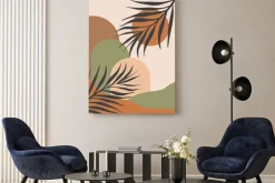 Obraz: Abstrakcyjny krajobraz w stylu boho