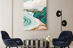 Obraz: Abstrakcyjny krajobraz w stylu nowoczesnym