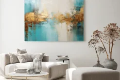 Obraz: Abstrakcyjny malunek w stylu olejnym nowoczesna sztuka