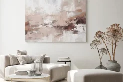 Obraz: Abstrakcyjny malunek beżowa dekoracja