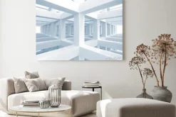 Obraz: Abstrakt architektury, puste wnętrze