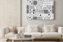 Obraz: African etniczne wzór - rodzime sztuki tła. afryka styl projektowania.