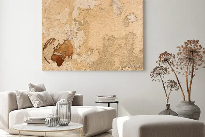 Obraz: Aged europe map