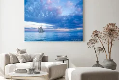 Obraz: Żaglówka przeciwko nieba atmosferycznego