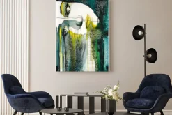 Obraz: Akwarela portret pięknej dziewczyny | ręcznie | self made | obraz