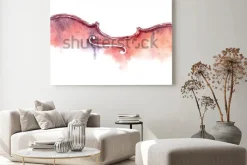 Obraz: Akwarelowy szkic skrzypiec