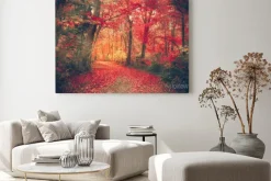 Obraz: Alejka w jesiennym parku