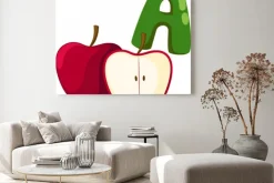 Obraz: Alfabet dla jabłek
