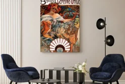 Obraz: Alfons mucha biscuits lefèvre-utile