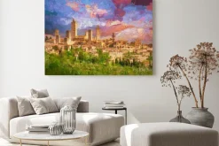 Obraz: Amazing landscape view of san gimignano is a small walled medieval