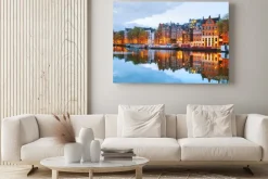 Obraz: Amsterdam o zmierzchu