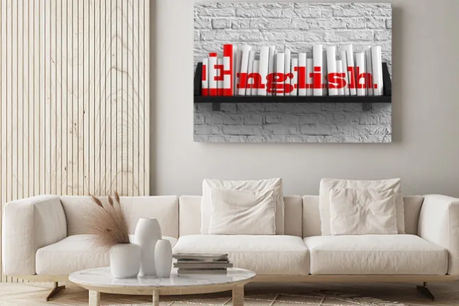 Obraz: Angielski. edukacji concept.