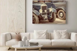 Obraz: Antique cars, vintage process
