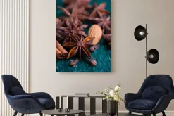 Obraz: Anyż gwiazdkowy, cynamon, goździki i migdały