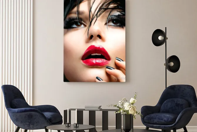 Obraz: Art portret fashion dziewczyna