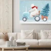 Obraz: Beautiful christmas stock illustration with hand drawn watercolor