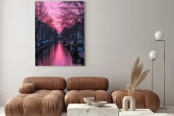 Obraz: Bloemgracht amsterdam zachód kanały