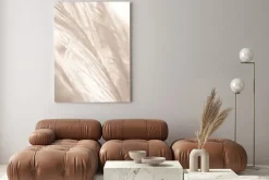 Obraz: Boho styl natura trawy pampasowe z bliska