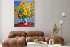 Obraz: Bukiet słoneczników sztuka inspirowana monet