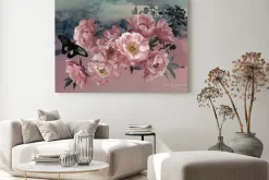 Obraz: Bukiet vintage z piwoniami