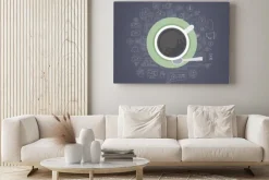 Obraz: Burza mózgów pomysły ilustracji kawy