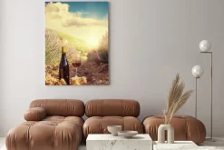 Obraz: Butelka wina.