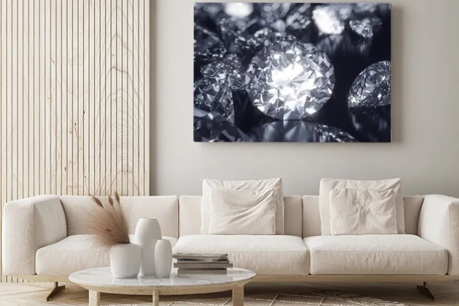 Obraz: Błyszczące tło diamonds