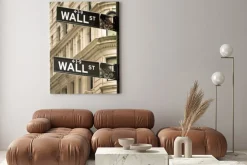 Obraz: Ścienne znaki drogowe w nowym jorku