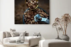 Obraz: Coffee beans, background, texture, close-up