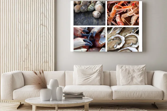 Obraz: Coquillages crustacés owoce de mer marée pêche