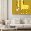 Obraz: Cute giraffe says hi. can be used for shirt design, fashion print